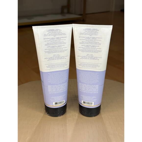Bath & Body Works Lavender Vanilla Body Wash 2pc Bundle 10fl oz - Picture 2 of 2